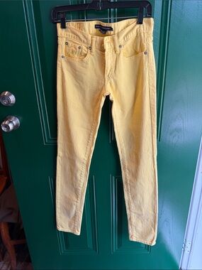 Polo by Ralph Lauren Bright Yellow Ankle Crop Jeans